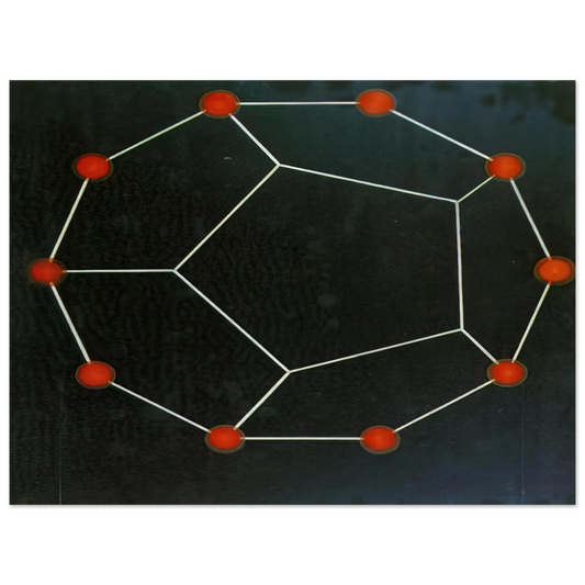 Pentagonal Sardana 1 by Salvador Dali – art poster, view 2