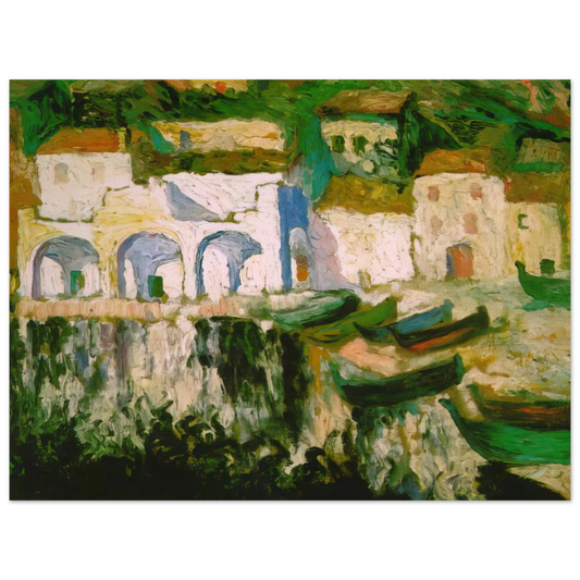 View Of Portdogue Port Aluger by Salvador Dali – art poster, view 2