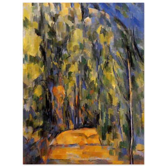 Bend In Forest Road by Paul Cézanne – art poster, view 2