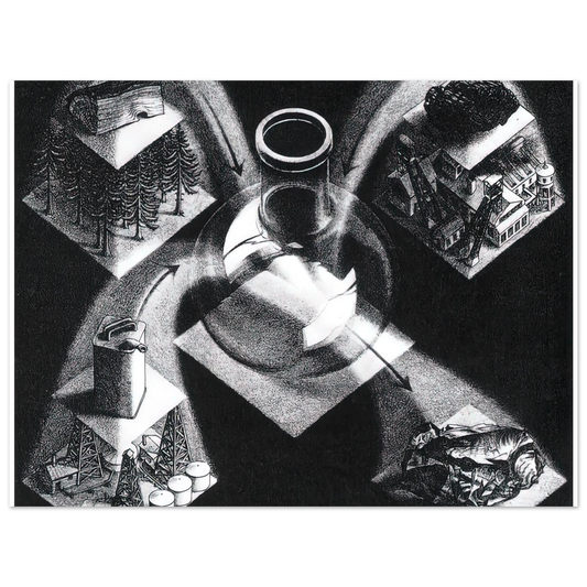 Synthesis by M.C. Escher – art poster, view 2