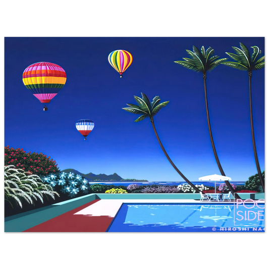 Poolside No. 18 by Hiroshi Nagai – art poster, view 2