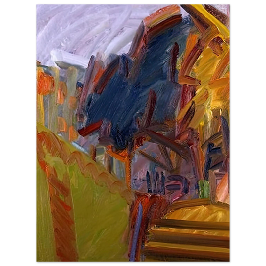 Albero Di Fronte by Frank Auerbach – art poster, view 2