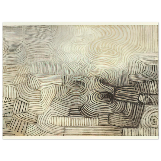 The Snowstorm by Victor Pasmore (1950) – art poster, view 2