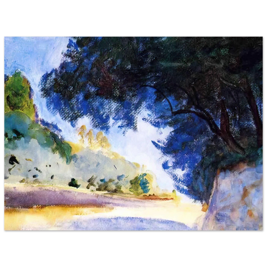 Landscape, Olive Trees, Corfu by John Singer Sargent – art poster, view 2