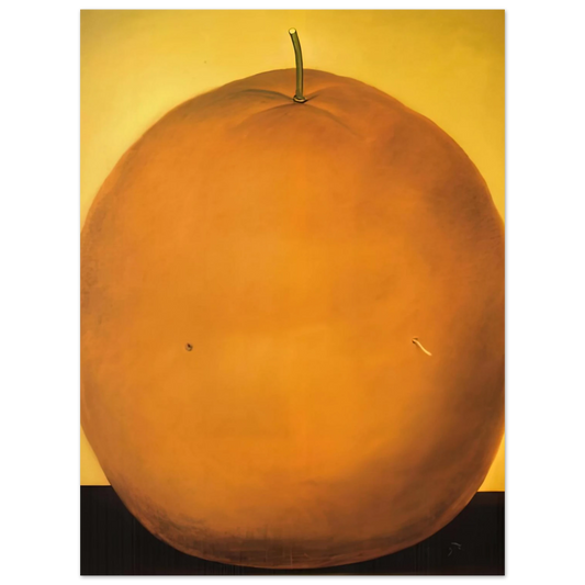 Orange by Fernando Botero – art poster, view 2