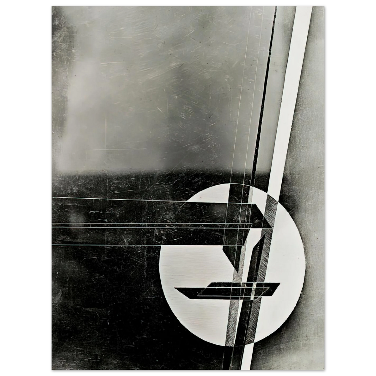 Composition by Laszlo Moholy-Nagy – art poster