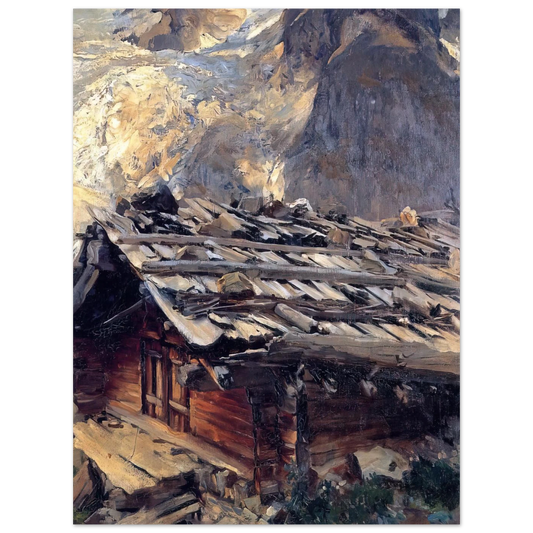 Brenva Glacier by John Singer Sargent – art poster, view 2