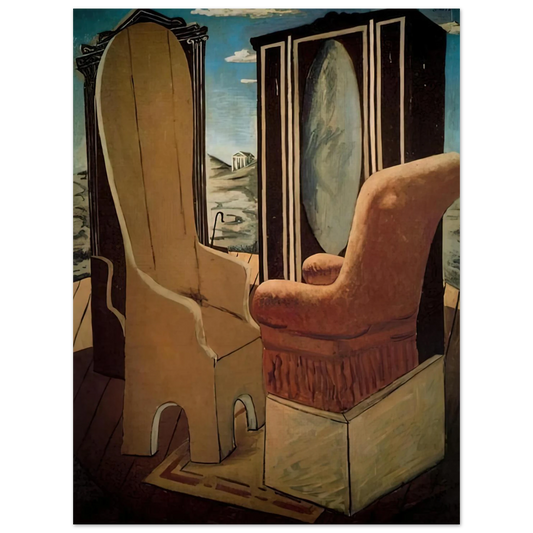 Furniture In The Valley by Giorgio de Chirico – art poster, view 2