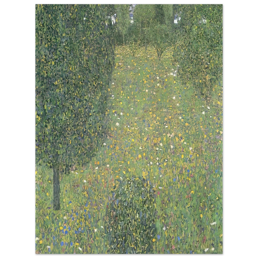 Landscape Garden Meadow In Flower by Gustav Klimt – art poster, view 2