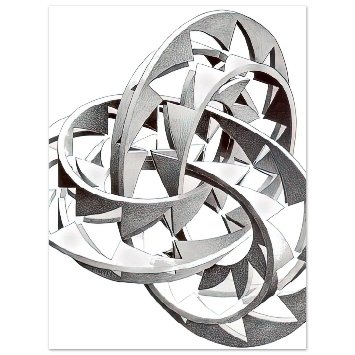 Knot by M.C. Escher – art poster