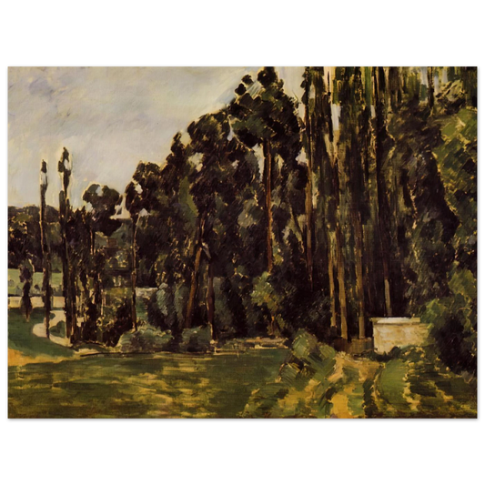 Poplars by Paul Cézanne – art poster, view 2