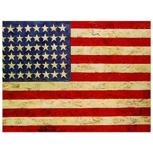 Flag by Jasper Johns – art poster, view 2
