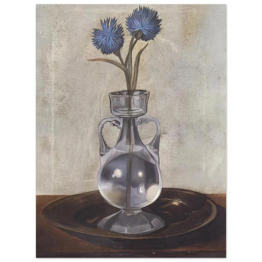 The Vase Of Cornflowers by Salvador Dali – art poster, view 2