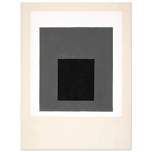 Study For A Homage To The Square by Josef Albers (1949) – art poster, view 2