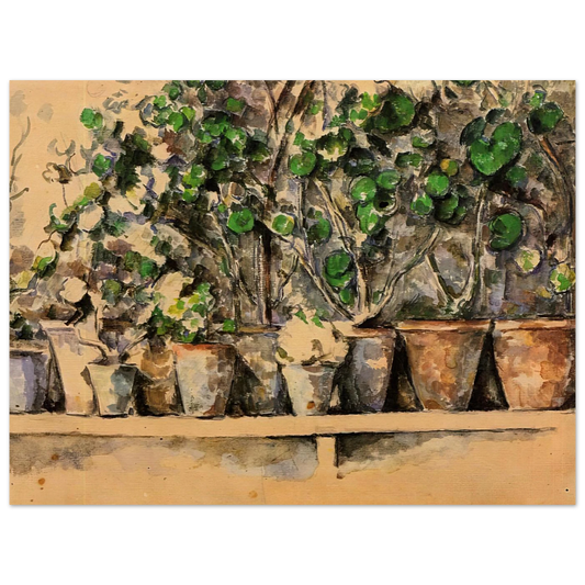 Flower Pots by Paul Cézanne – art poster, view 2