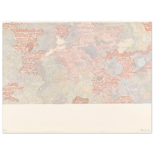 Maskelyne Da Region Of The Moon From The Series Lunar Maps by Nancy Graves (1972) – art poster, view 2