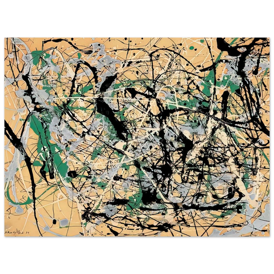 Number 17 by Jackson Pollock (1949) – art poster, view 2