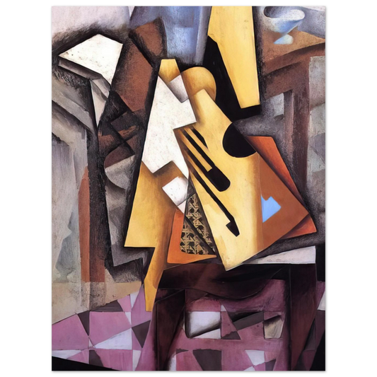 Guitar On A Chair by Juan Gris (1913) – art poster, view 2