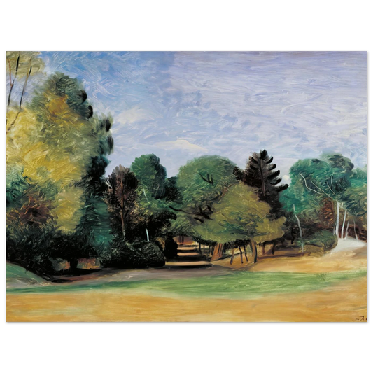 Landscape Near Barbizon by Andre Derain (1922) – art poster, view 2