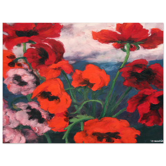 Large Poppies by Emil Nolde – art poster, view 2
