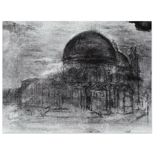 Cathedral Unfinished by Salvador Dali – art poster, view 2