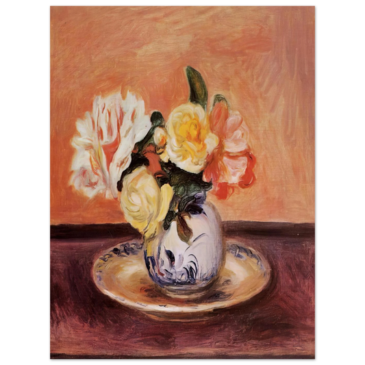 Vase Of Flowers by Pierre-Auguste Renoir – art poster, view 2