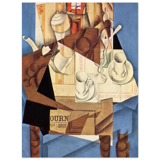 Breakfast by Juan Gris (1914) – art poster, view 2