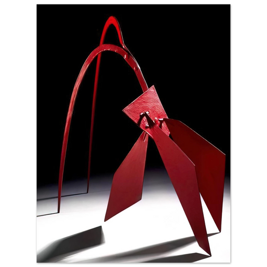 Maquette For Flamingo by Alexander Calder (1972) – art poster, view 2