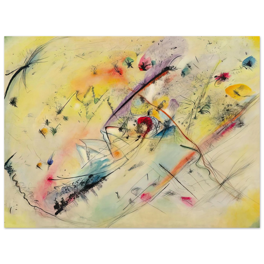 Bright Picture by Wassily Kandinsky (1913) – art poster, view 2