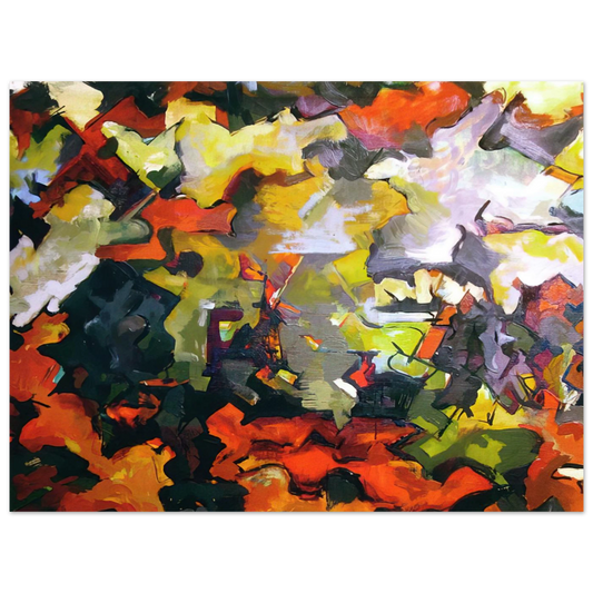 Abstract Landscape by Audrey Flack (1950) – art poster, view 2