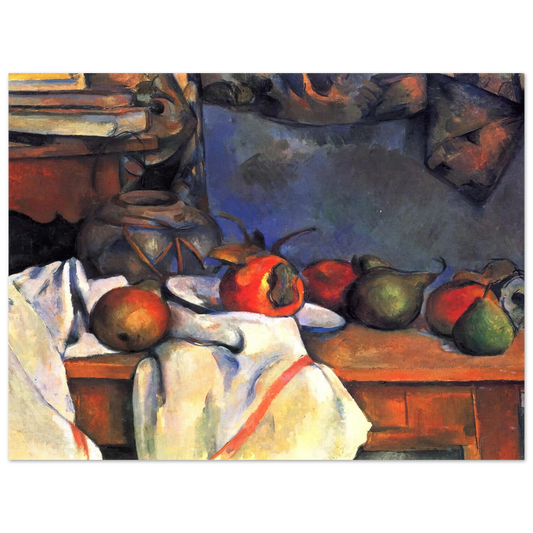 Still Life With Pomegranate And Pears by Paul Cézanne – art poster, view 2