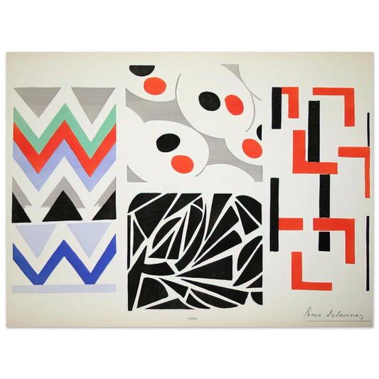 Her Paintings Her Objects by Sonia Delaunay – art poster, view 2