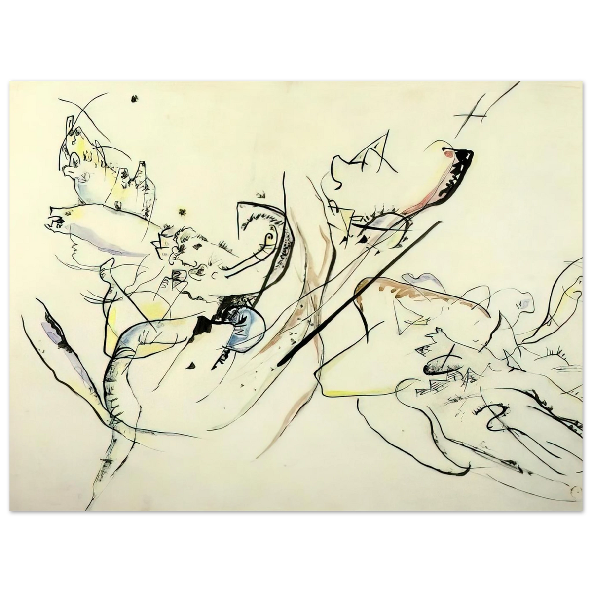 Untitled by Wassily Kandinsky – art poster