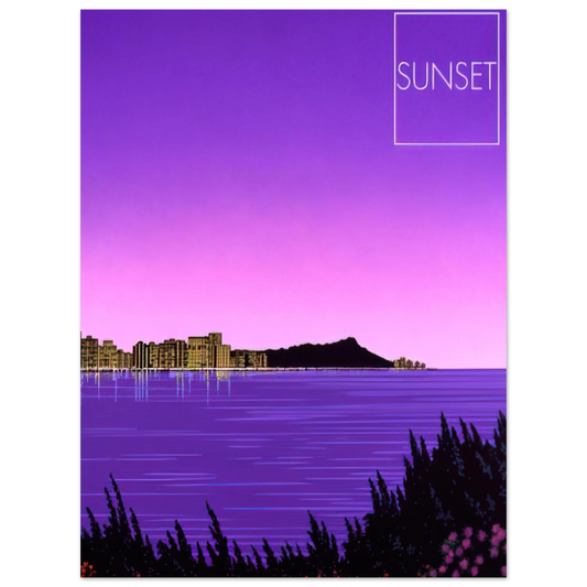 Sunset05bhq by Hiroshi Nagai – art poster, view 2