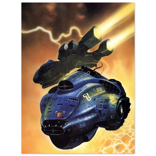 Untitled Artwork No. 12 by Chris Foss – art poster, view 2