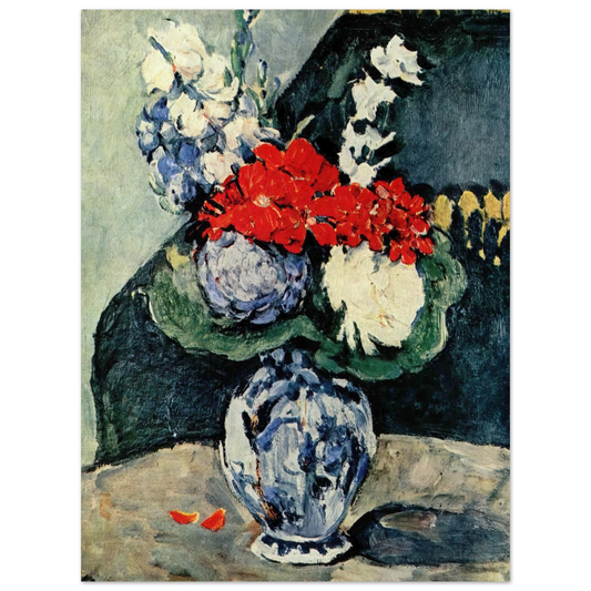 Still Life, Delft Vase With Flowers by Paul Cézanne – art poster, view 2