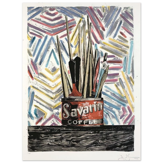 Savarin Ulae 183 by Jasper Johns – art poster, view 2