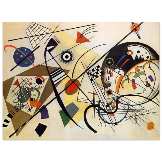 Transverse Line by Wassily Kandinsky (1923) – art poster, view 2