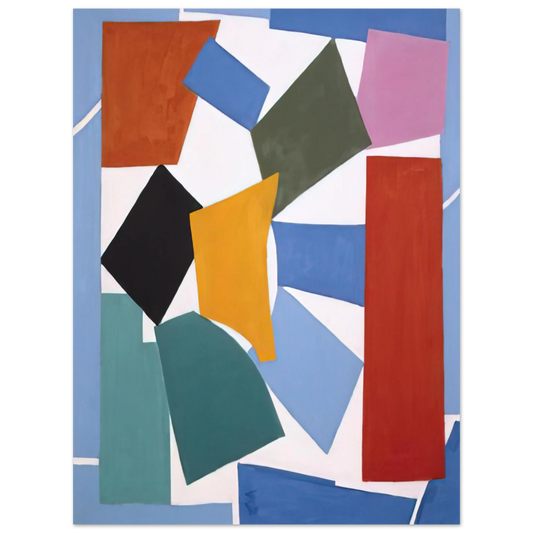 Watusi Hard Edge by Alma Woodsey Thomas (1963) – art poster, view 2