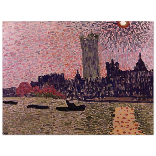 Westminster by Andre Derain (1905) – art poster, view 2