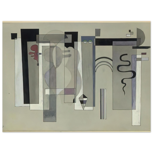 Surfaces Meeting by Wassily Kandinsky (1934) – art poster, view 2