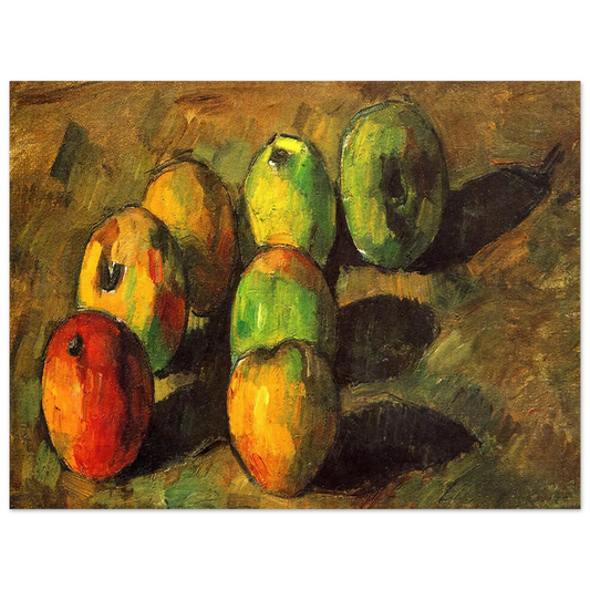 Still Life With Seven Apples by Paul Cézanne – art poster, view 2