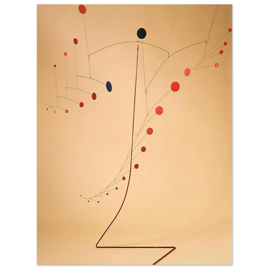 Red Cascade by Alexander Calder (1954) – art poster, view 2