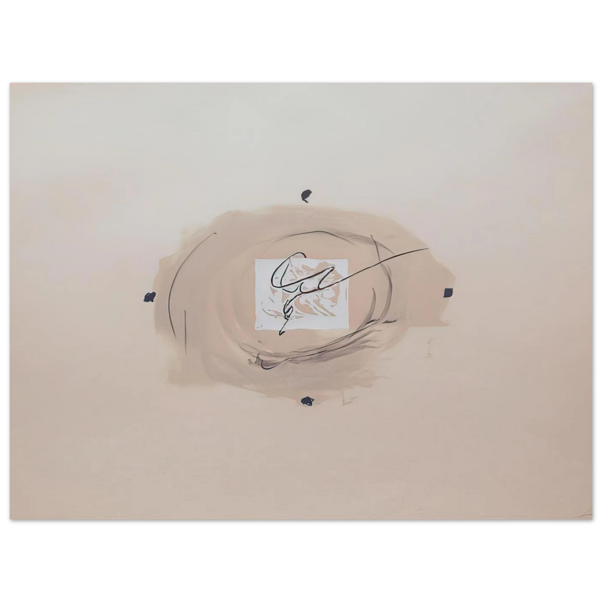 Nocturn Matinal by Antoni Tapies (1970) – art poster