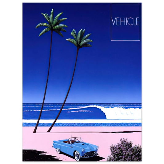 Vintage Car No. 2 by Hiroshi Nagai – art poster, view 2