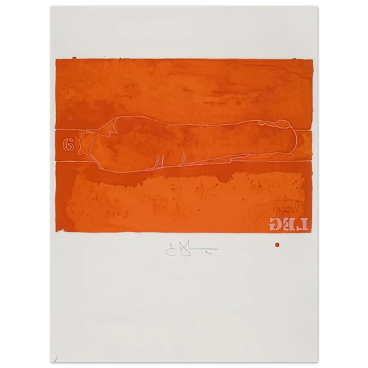 Casts From Untitled Leg by Jasper Johns (1974) – art poster, view 2
