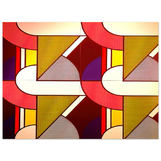 Modular Painting With Four Panels 2 by Roy Lichtenstein (1969) – art poster, view 2