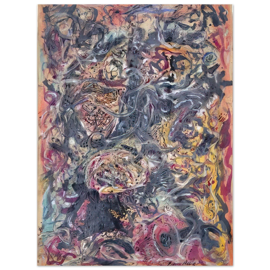 Pattern by Jackson Pollock – art poster, view 2