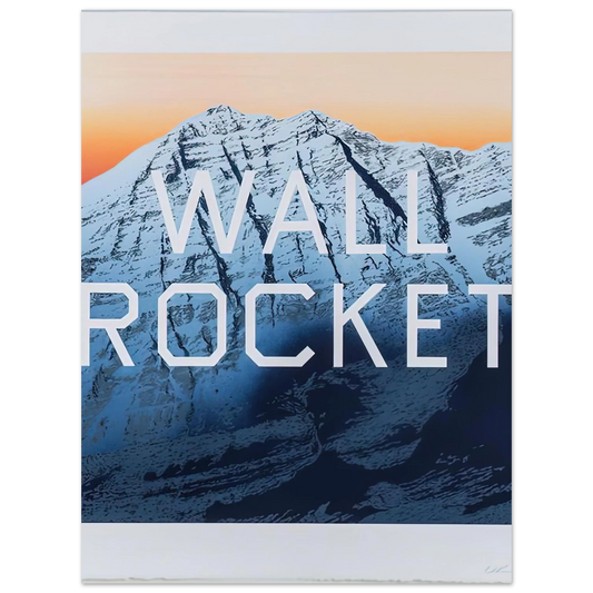 Wall Rocket by Edward Ruscha (2013) – art poster, view 2