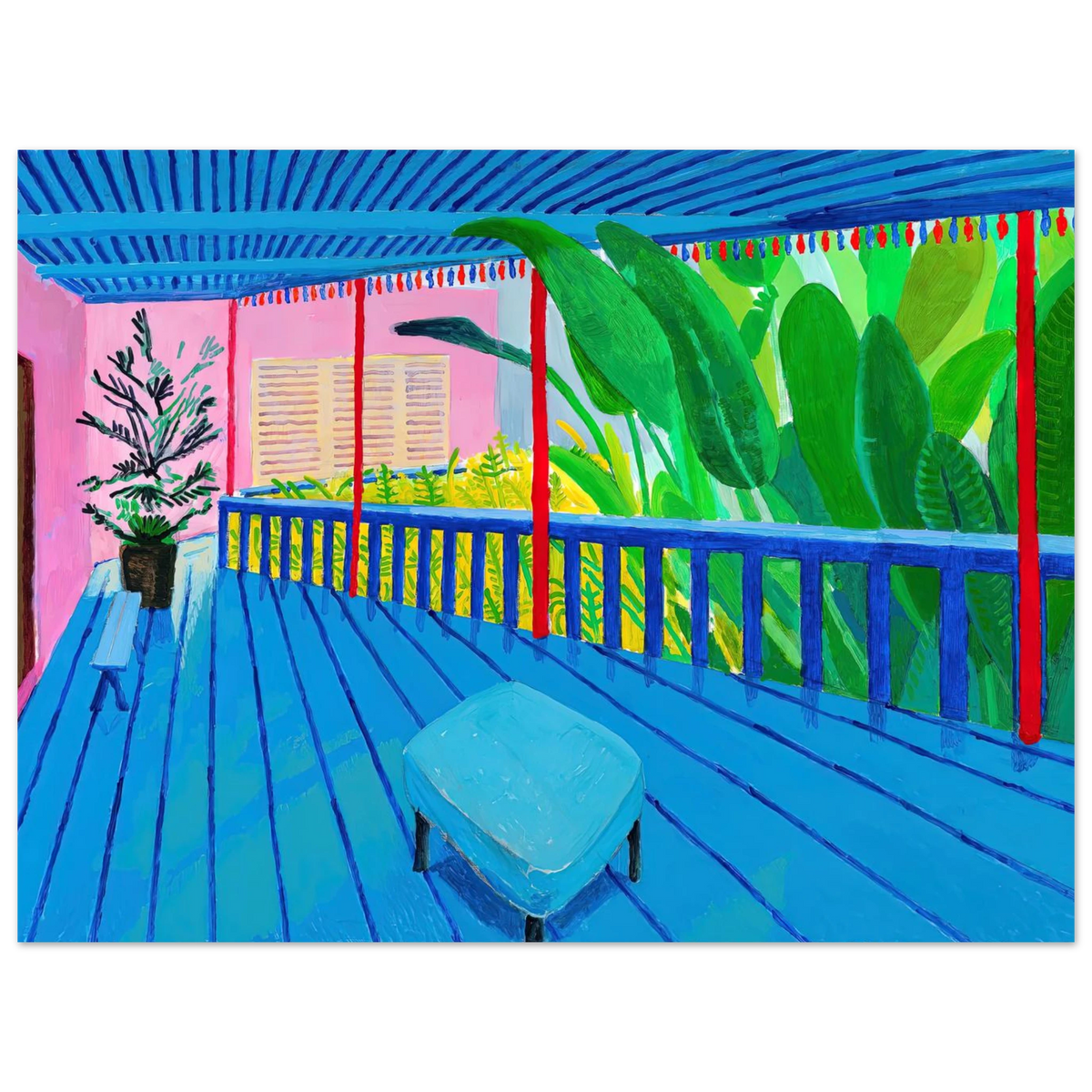 2 by David Hockney – art poster
